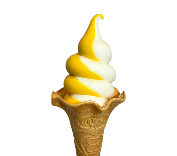 かぼちゃと天城高原ミルクのミックスソフト