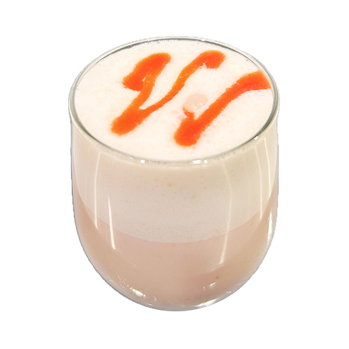 甘酒ラテ いちご