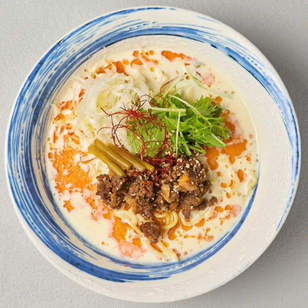・伊豆鹿と濃厚豆乳の担々麺　1,000円（税込）