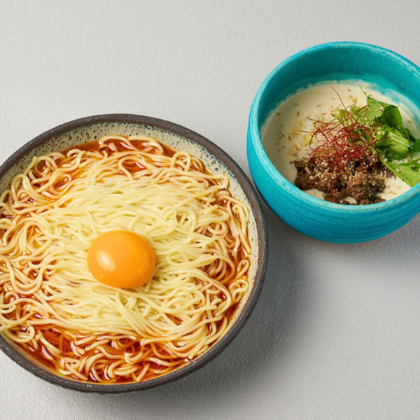 ・伊豆鹿と濃厚豆乳の担々つけ麺　1,100円（税込）