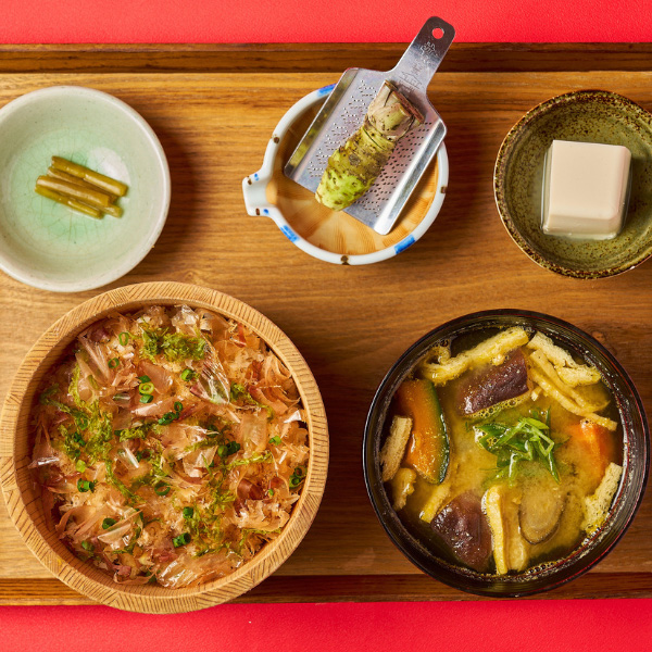 ・ズガニ汁とわさび飯　1,680円（税込）