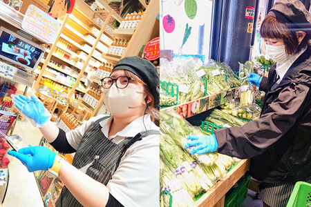 レジ、販売スタッフ