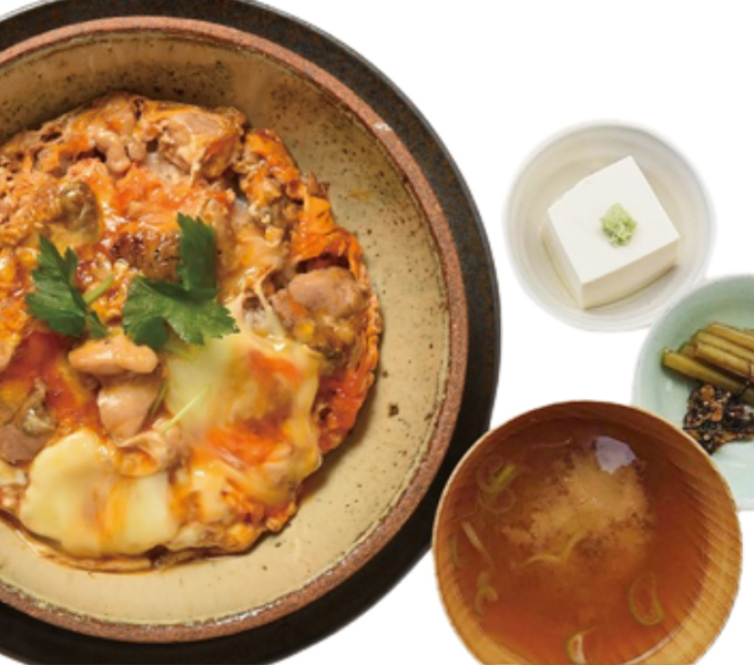 天城軍鶏親子丼定食